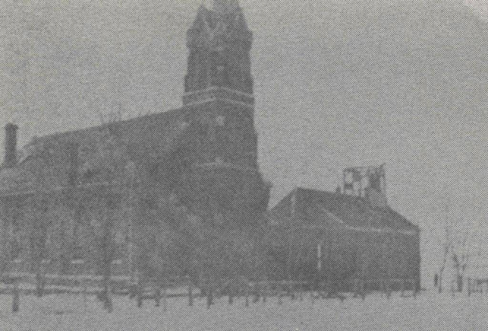 Tearing down the old church